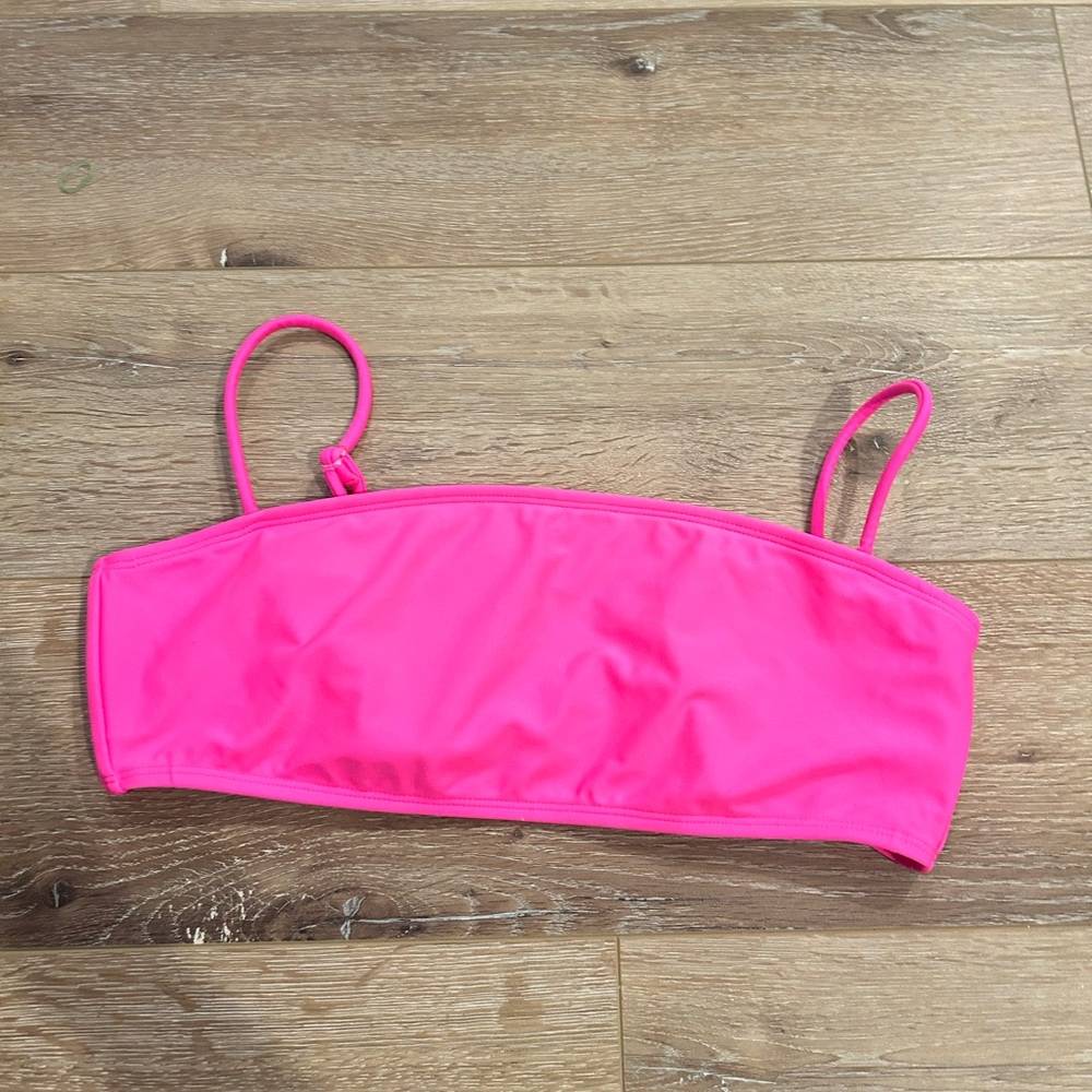Pink bathing suit top